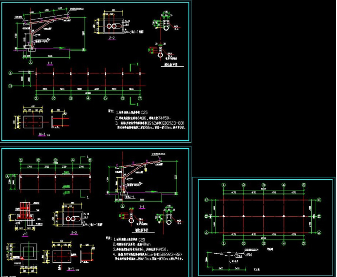 宜宾钢构汽车棚设计