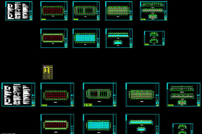 宜宾钢结构厂房图纸