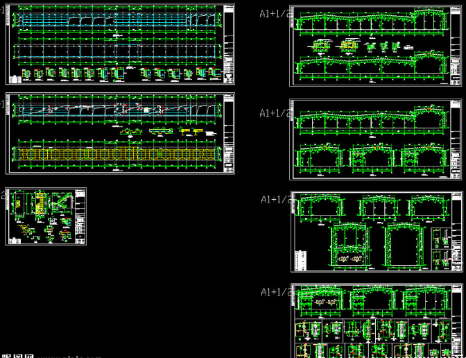宜宾钢结构厂房图纸